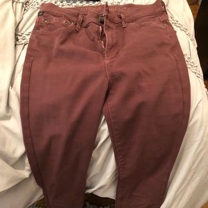 Maroon Citizens of Humanity jeans